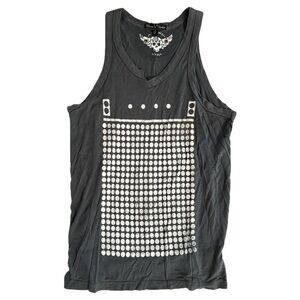 Burn’n Violet Studded Skull Tank Top Women’s Size 0
